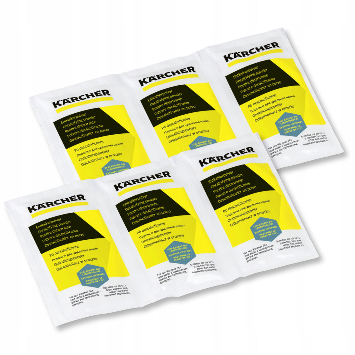 Descaler powder Karcher (6 pieces x 17g) | 6.296-193.0 Packaging status original