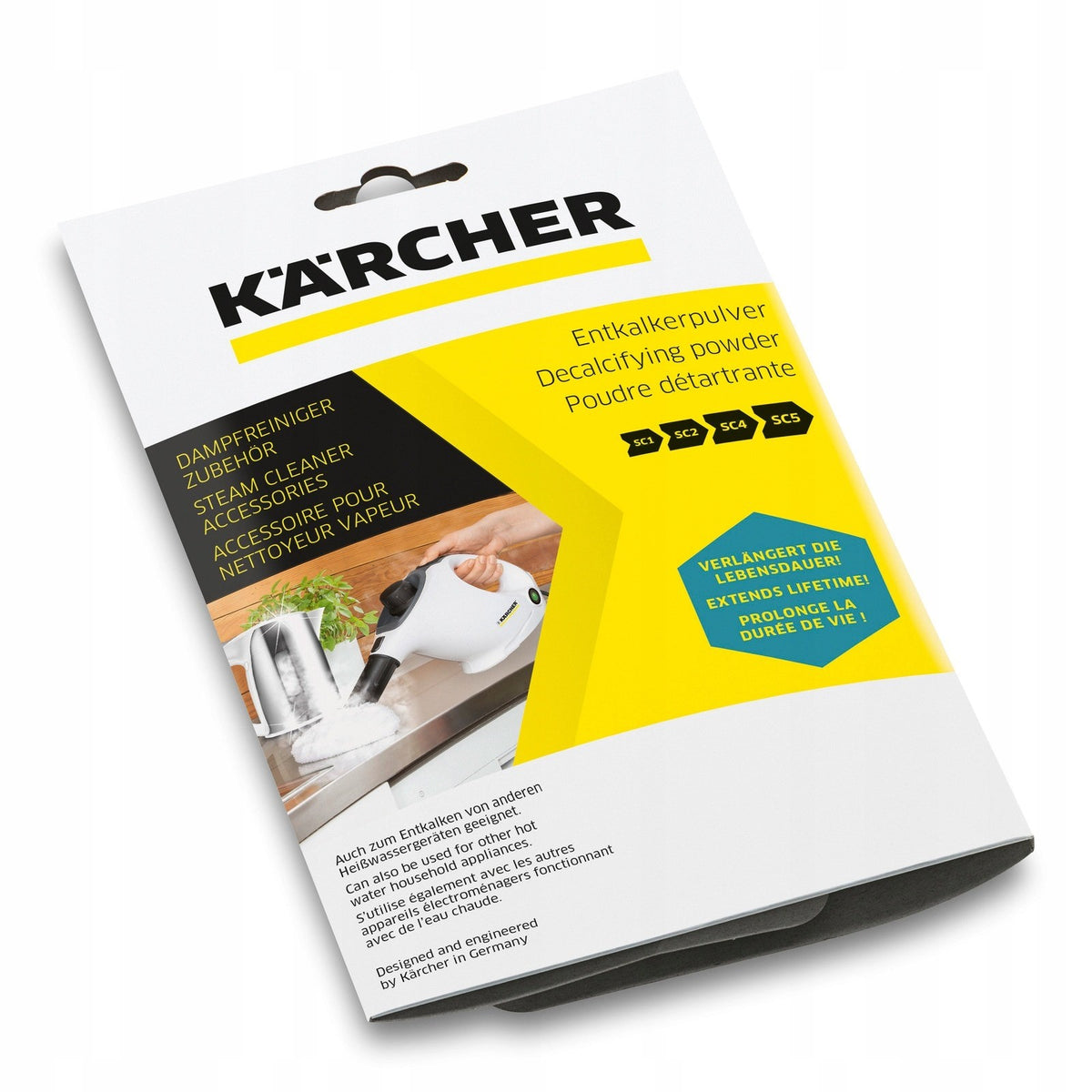 Descaler powder Karcher for steamers 6 x 17 g Kärcher
