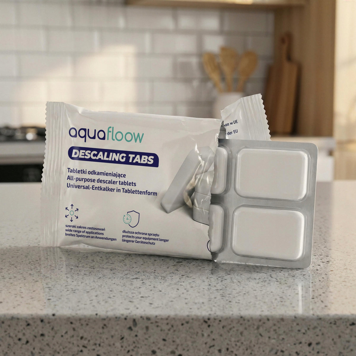Descaler tablets for household appliances descaler for AquaFloow Packaging status original