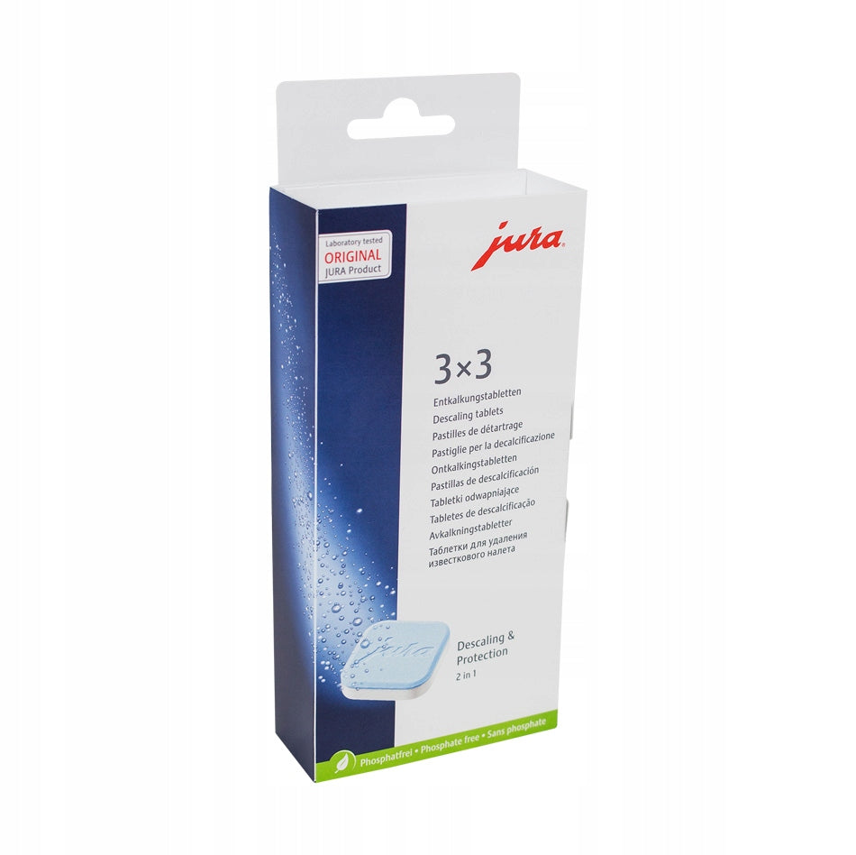 Descaling tablets for pressure machine Jura 9 pcs 61848