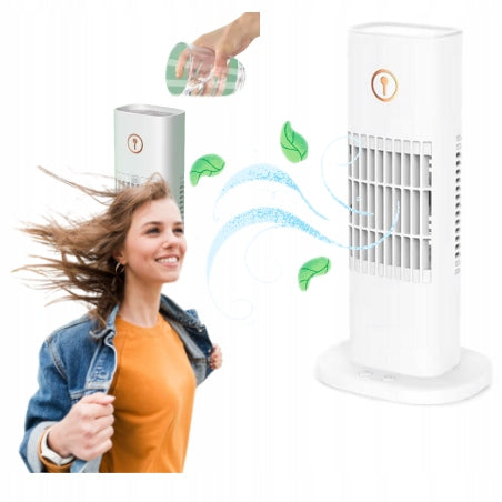 Desk Fan Standing USB Quiet Small Windmill for Desk Water Air Conditioner
