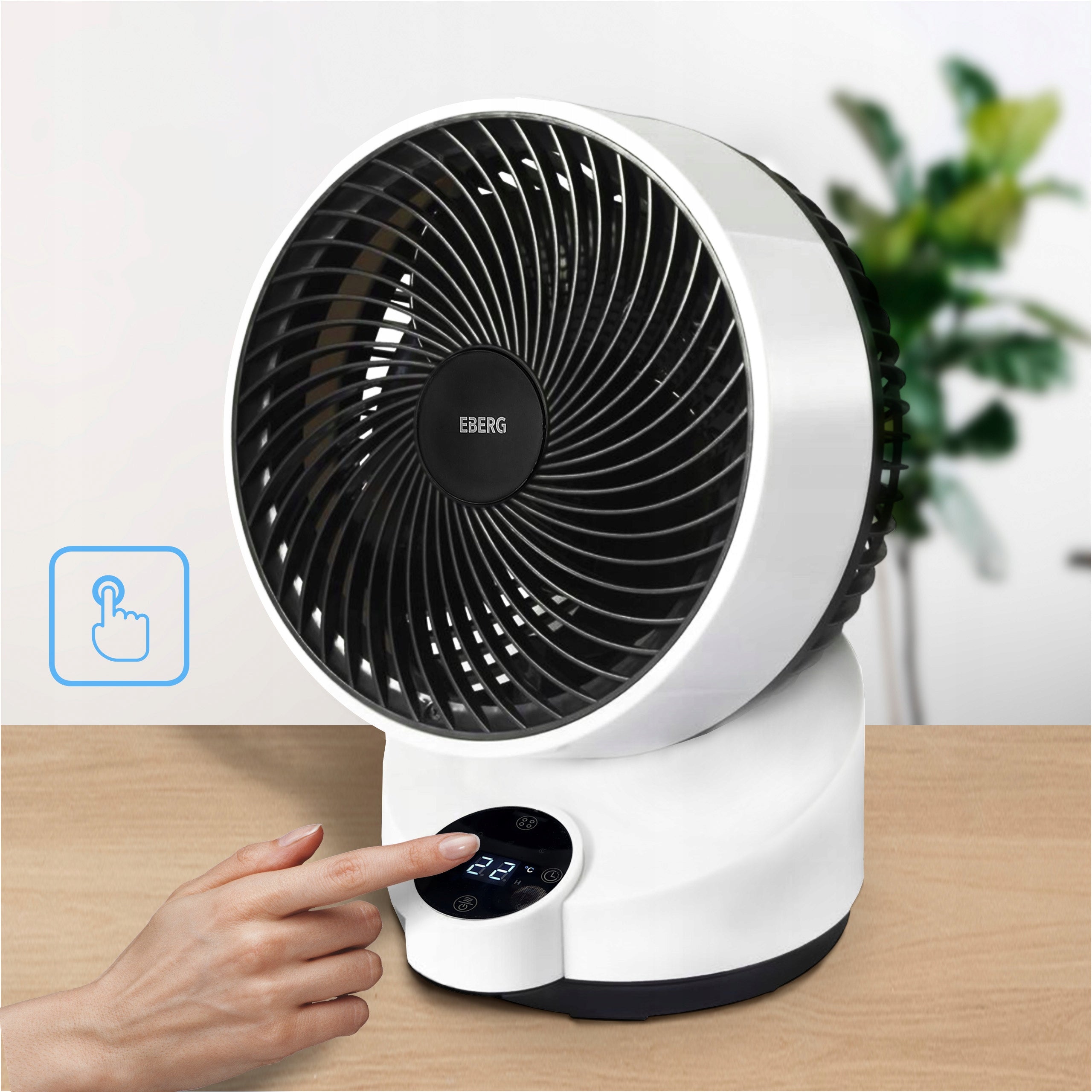 Desk fan EBERG TRIX fan floor circulator powerful 50W+pilot Fan type table