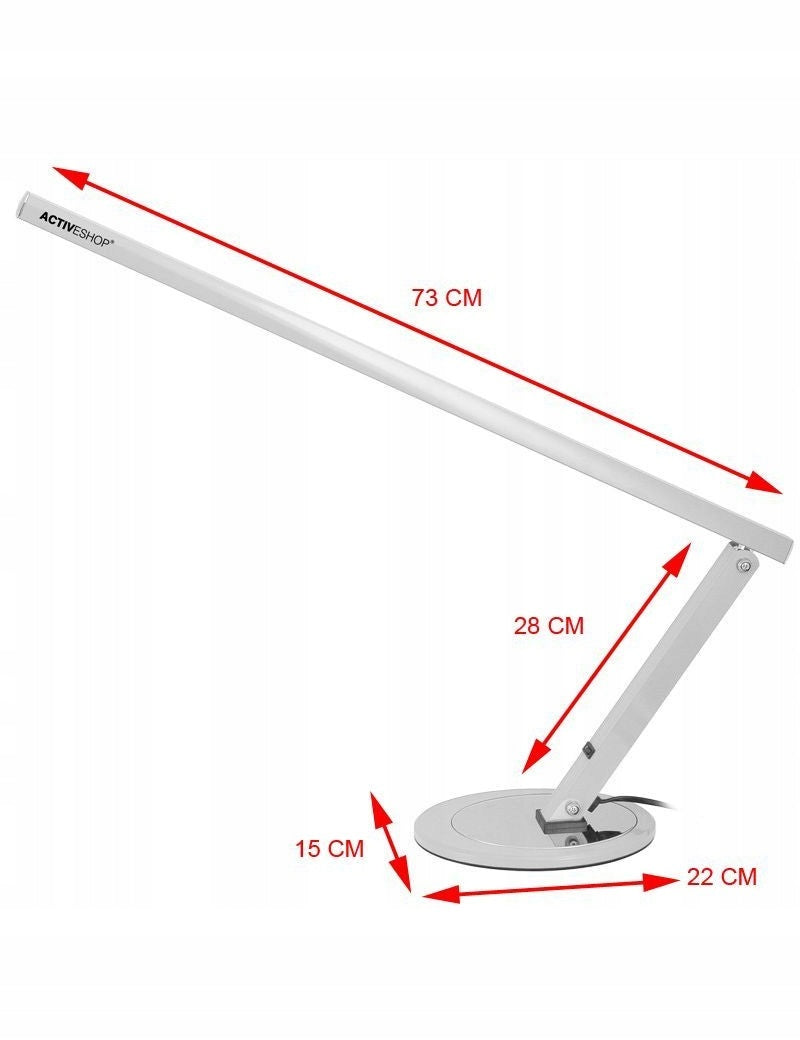 Desk lamp ACTIV SLIM ALUMINIUM Color silver