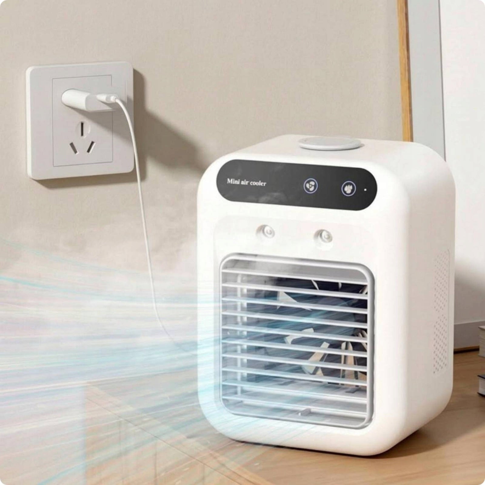 Desktop Air Cooler Compact Mini Air Cooler Humidifying Packaging status original