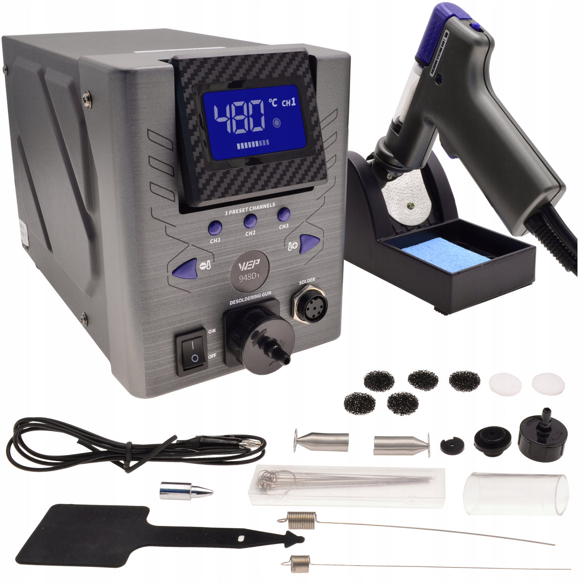 Desoldering station desoldering machine HOTAIR WEP 948D-I 110W high POWER