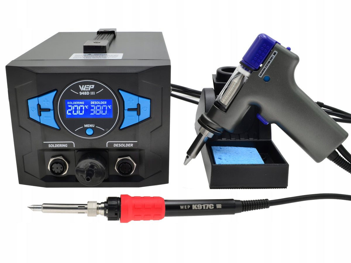 Desoldering station desoldering machine HOTAIR WEP 948D-III Power 290 W