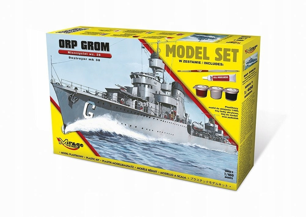 Destroyer ORP "GROM" Mirage Hobby