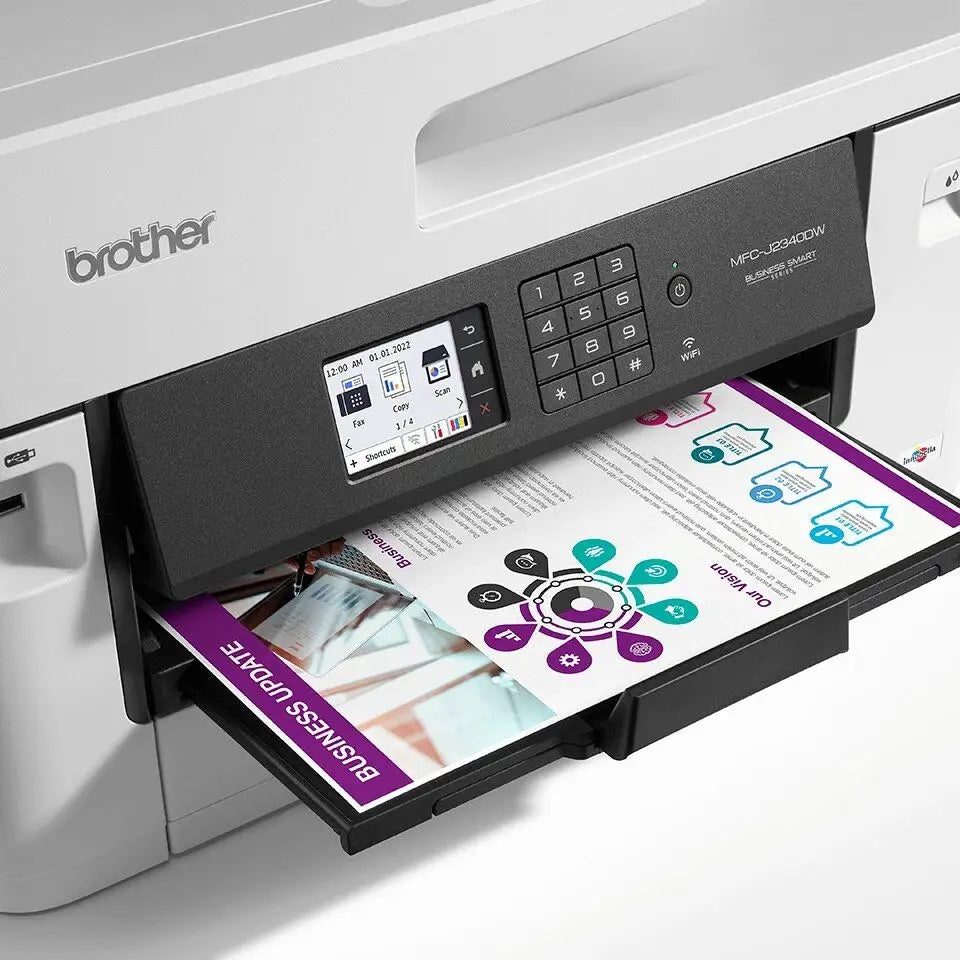 Device Brother MFC-J2340DW Printing DUPLEX A3 / Scanner A4 WiFi Duplex Manufacturer code MFCJ2340DWYJ1