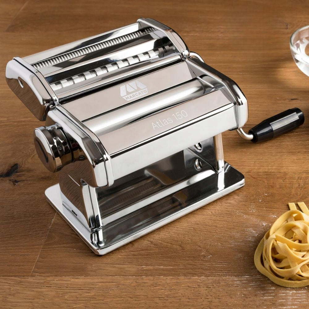 Device Pasta machine Marcato Atlas+ 150 +Spagetti MADE IN ITALY Brand Marcato