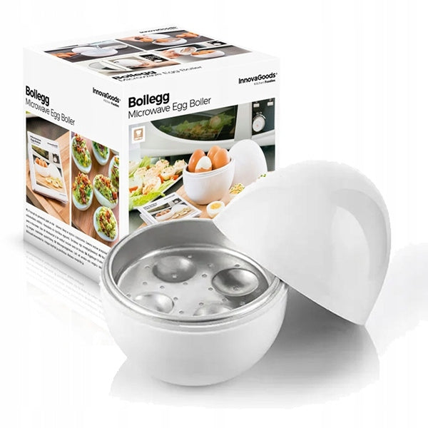 Device for Cooking Eggs in Microwave with Cover InnovaGoods PL