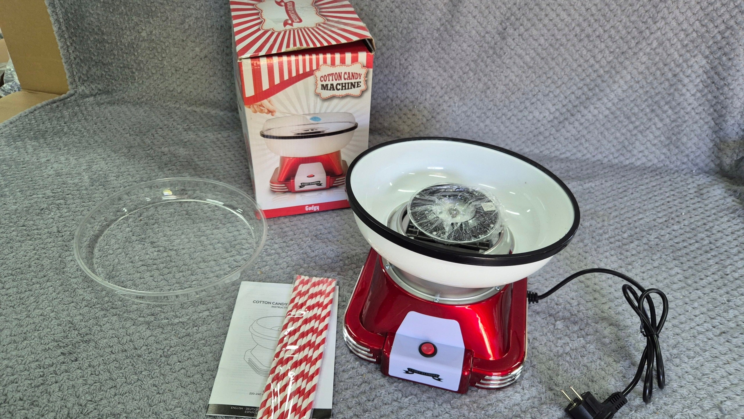 Device for cotton candy Gadgy GG0612 red 500 W Manufacturer code GG0612