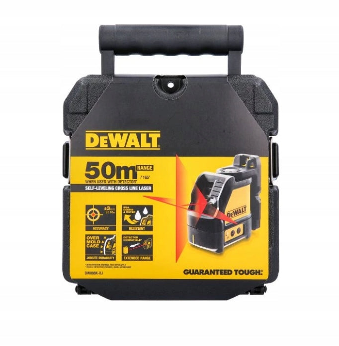 Dewalt Cross Laser DW088K 15m 18-12V 50m with Detection Measurement accuracy (+/-) 0.3 mm