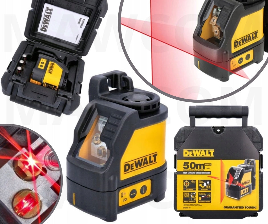 Dewalt Cross Laser DW088K 15m 18-12V 50m with Detection