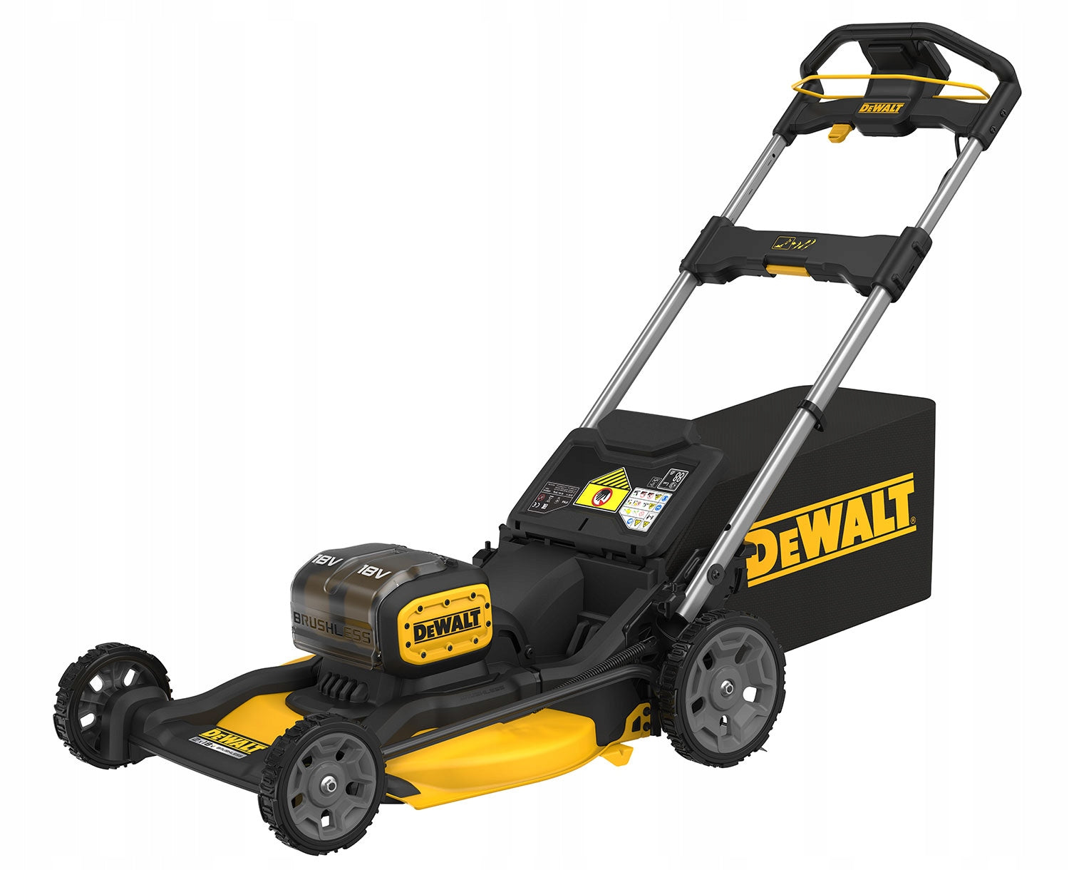 Dewalt DCMWP134N 53cm Cordless 18V Grass Mower 1680m2 Mowing width 53 cm