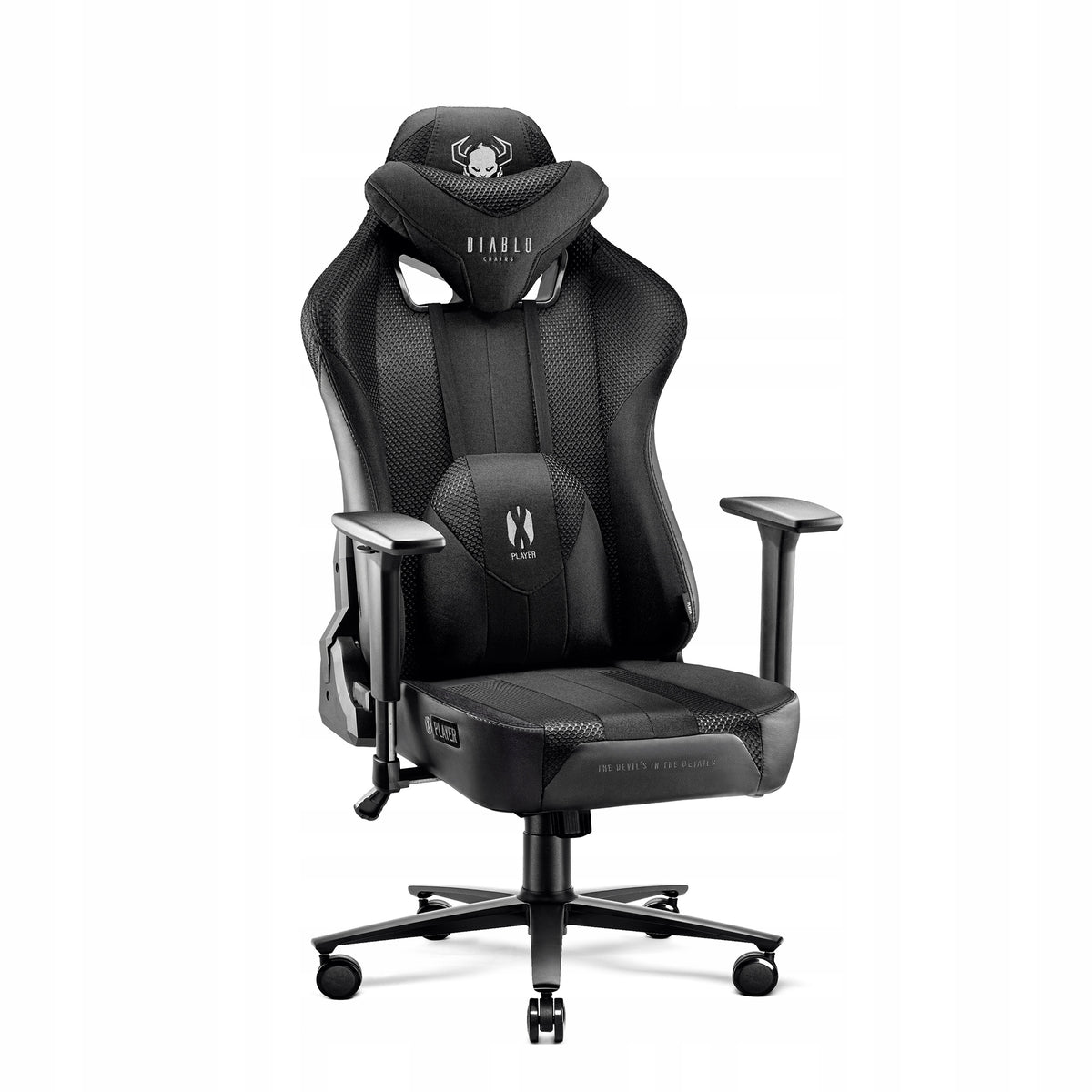 Diablo X-Player 2.0 Gaming Chair Material Normal Size: Black & Black