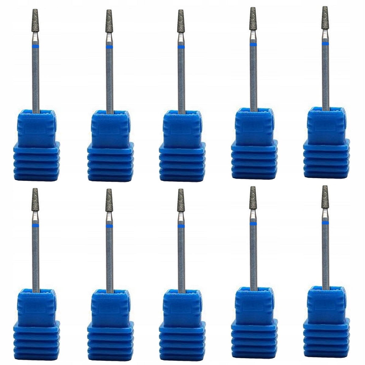 Diamond Cutter CONE CUT for Cuticles Manicure SET OF 10PCS
