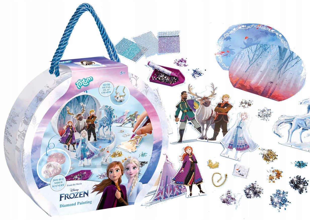 Diamond Mosaic Frozen Creative Embroidery Kit in Suitcase