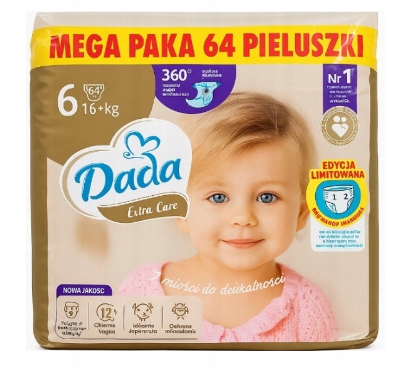 Diapers Dada Extra Care Size 6 64 pcs.