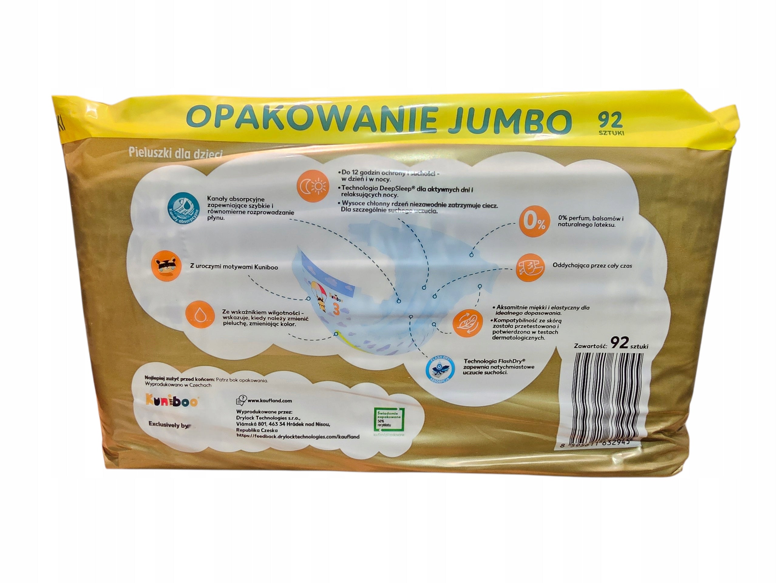 Diapers Kuniboo Premium Size 3 / 4-9 kg / 184 pcs. Brand no brand