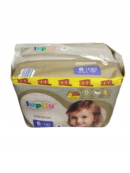 Diapers Lupilu Premium 6 Extra Large +15kg 76 pcs.