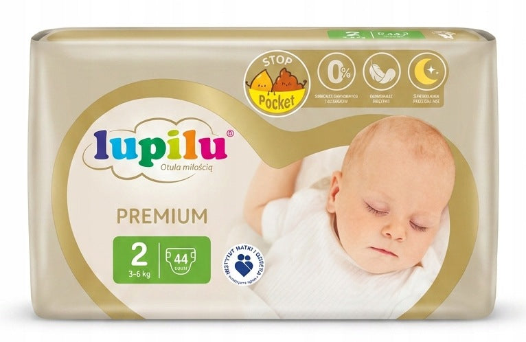 Diapers Lupilu Premium Size 2 (3-6 kg) – 44 pcs.