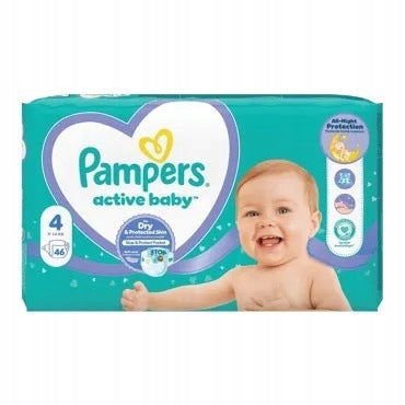 Diapers Pampers Active Baby 4 Maxi 46 pcs