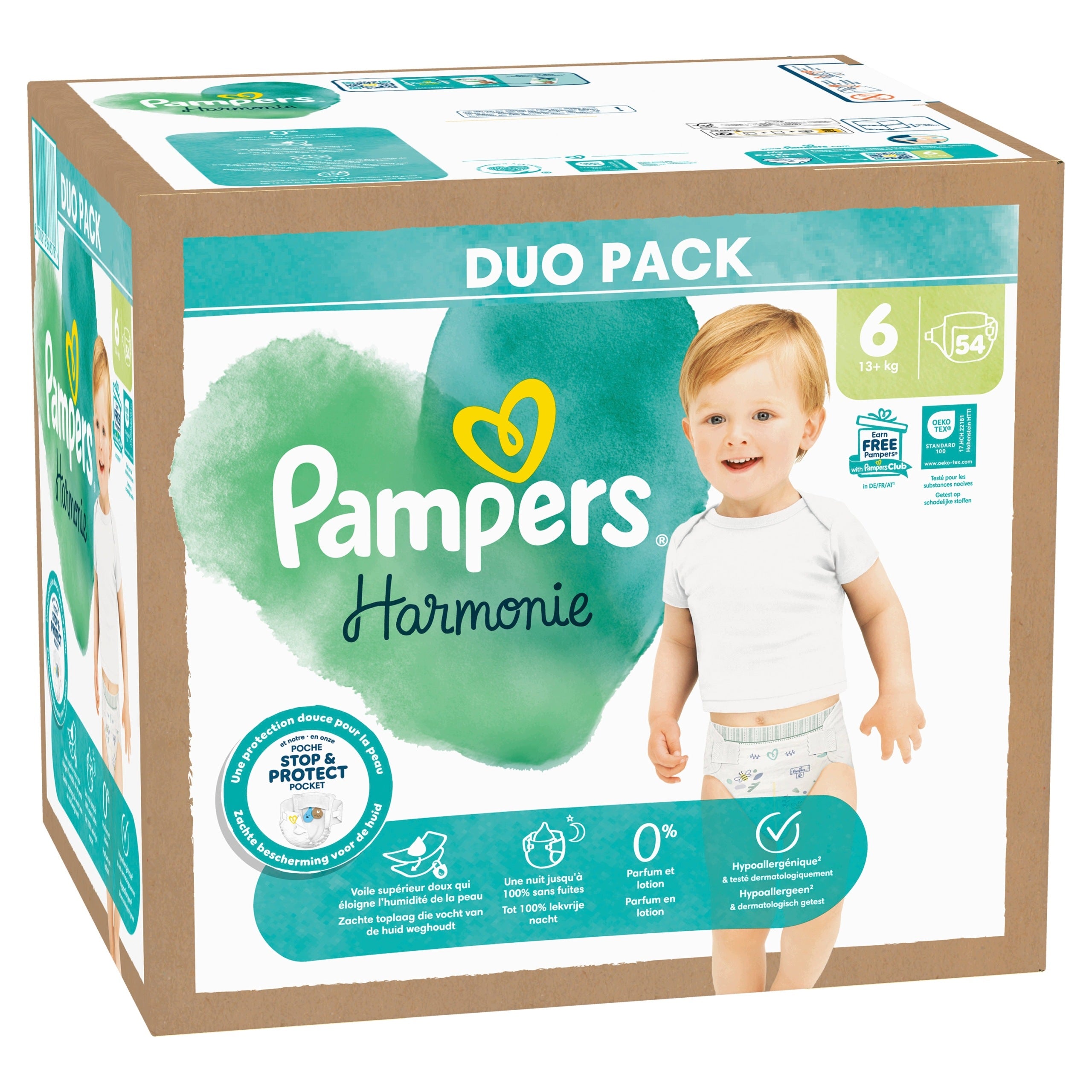 Diapers Pampers Harmonie Size 6 54 pcs.