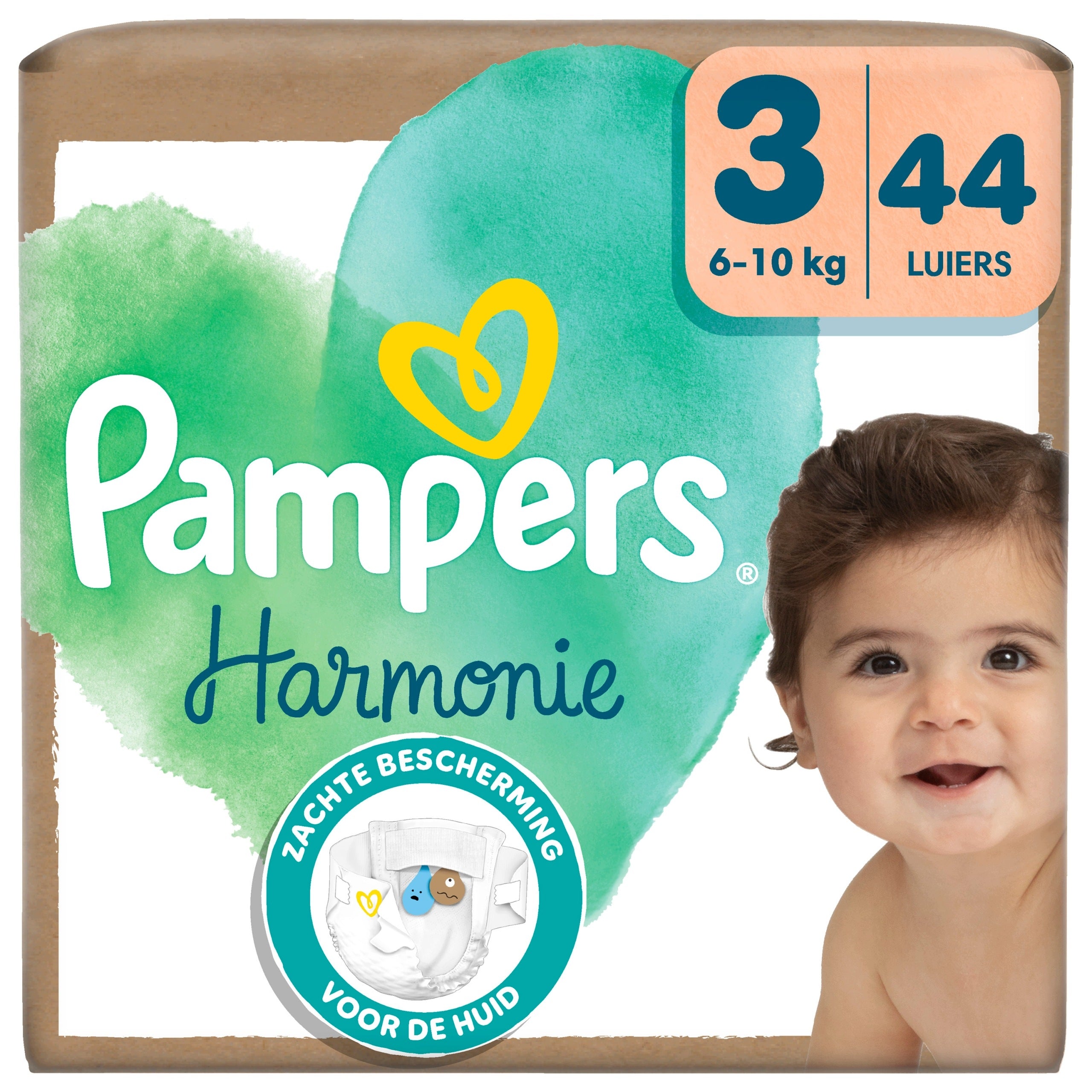 Diapers Pampers Harmonie size 3 44 pcs