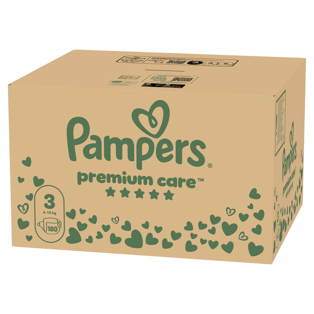 Diapers Pampers Premium Care Size 3 180 pieces 6-10 kg Medical device no