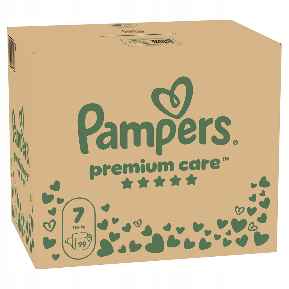 Diapers Pampers Premium Care Size 7 99 pieces 15+ kg Medical device no