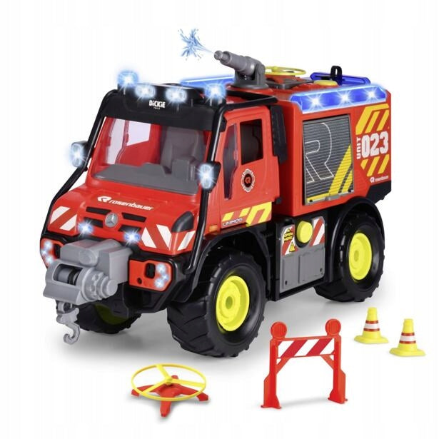 Dickie Hasičské auto Unimog U530 50 cm, světlo, zvuk Length 50 cm