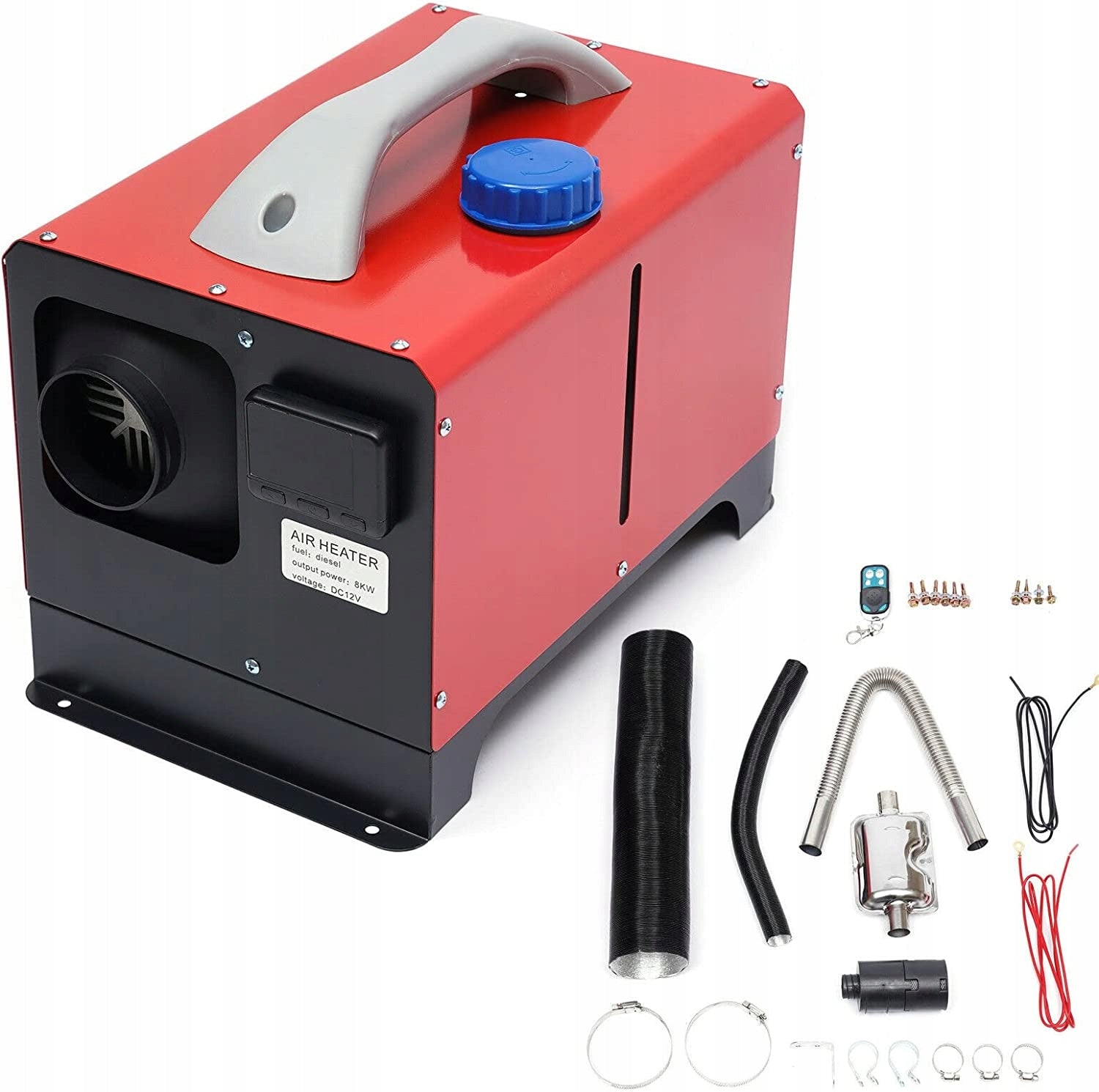 Diesel Air Heater 12V 8KW LCD Silencer Brand no brand
