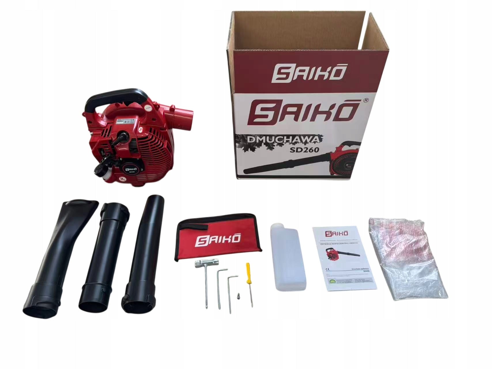 Diesel blower SD260 for leaves 25,4 cm³ 0,75 kW light strong Brand no brand
