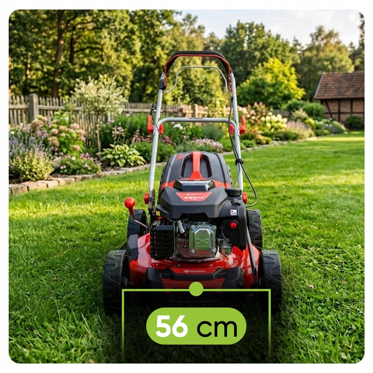 Diesel mower with 6 HP 224cc width 56 cm Greenso KS56-G224N Manufacturer code KS56-G224N