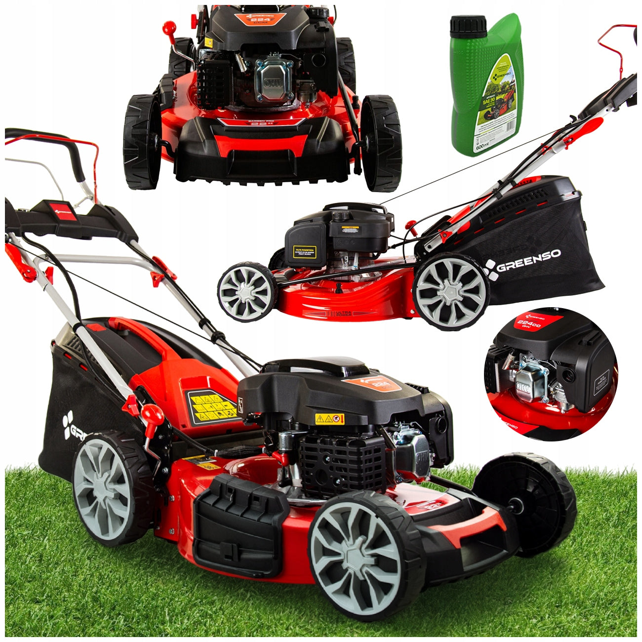 Diesel mower with 6 HP width 56 cm Greenso KS56-G224NE