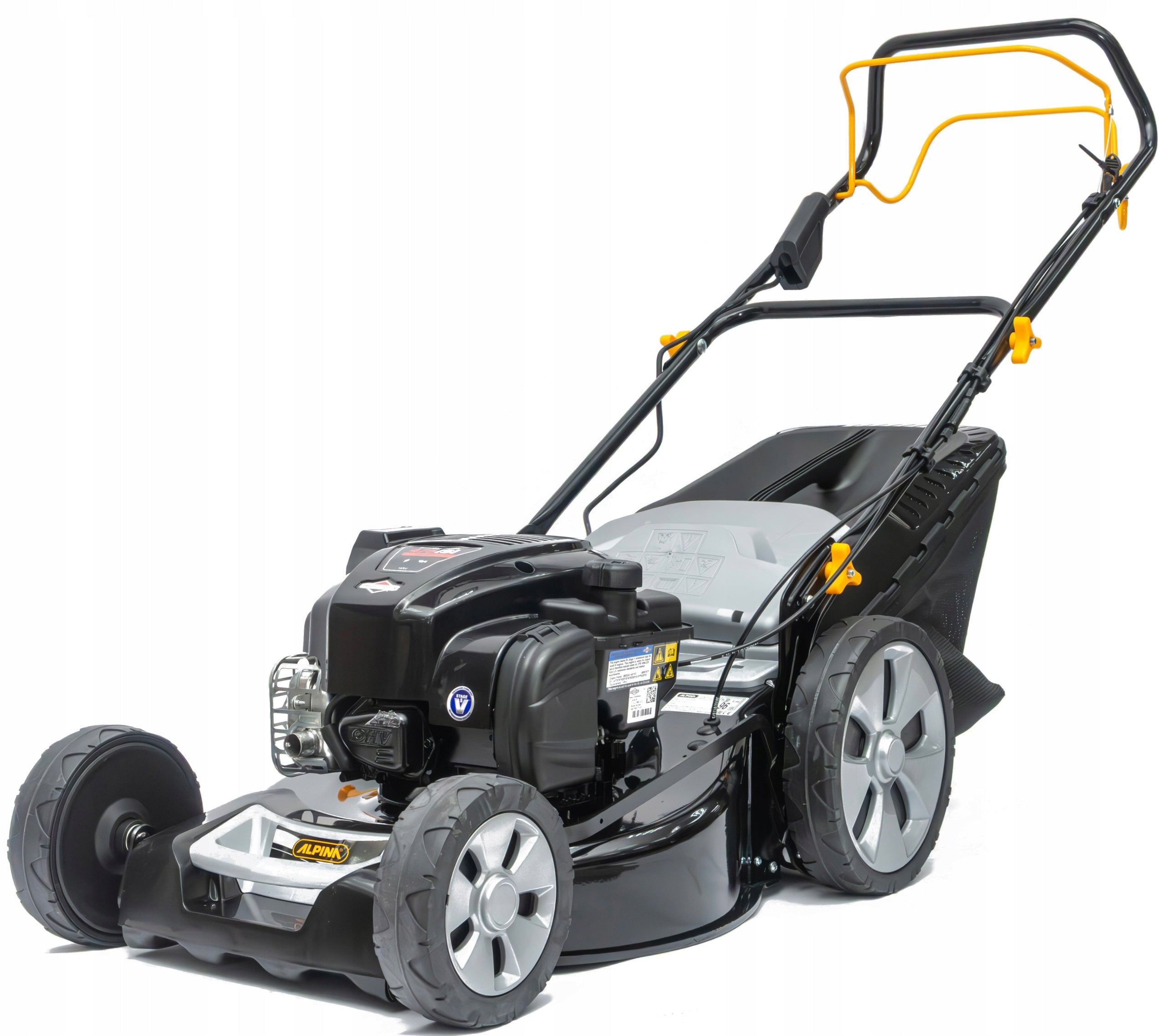 Diesel mower with Alpina Stiga 46 cm Engine Briggs & Stratton Power 2.12 kW