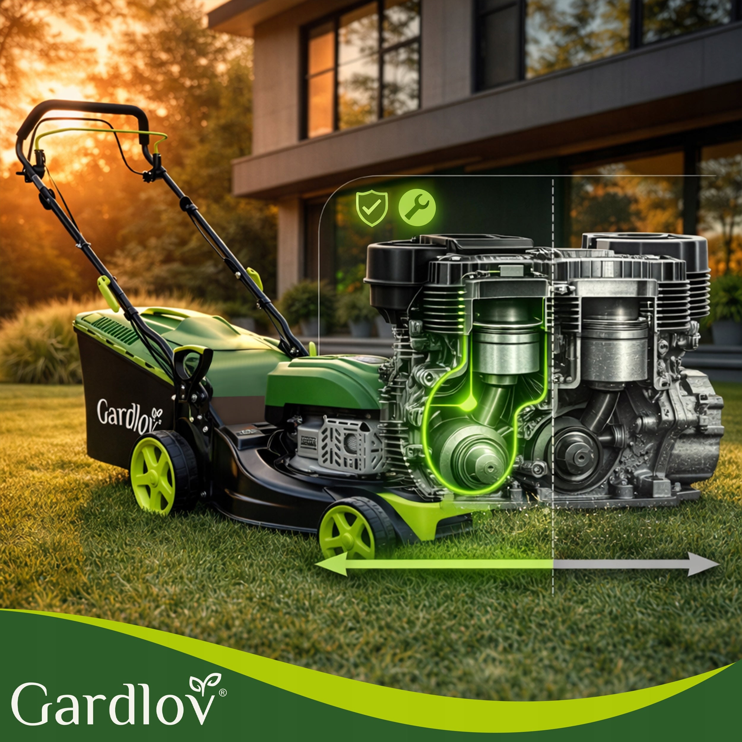 Diesel mower with Drive Strong 40,6cm for Grass Engine + Washing + Oil Manufacturer code Kosiarka Spalinowa z Napędem Mocna do Trawy