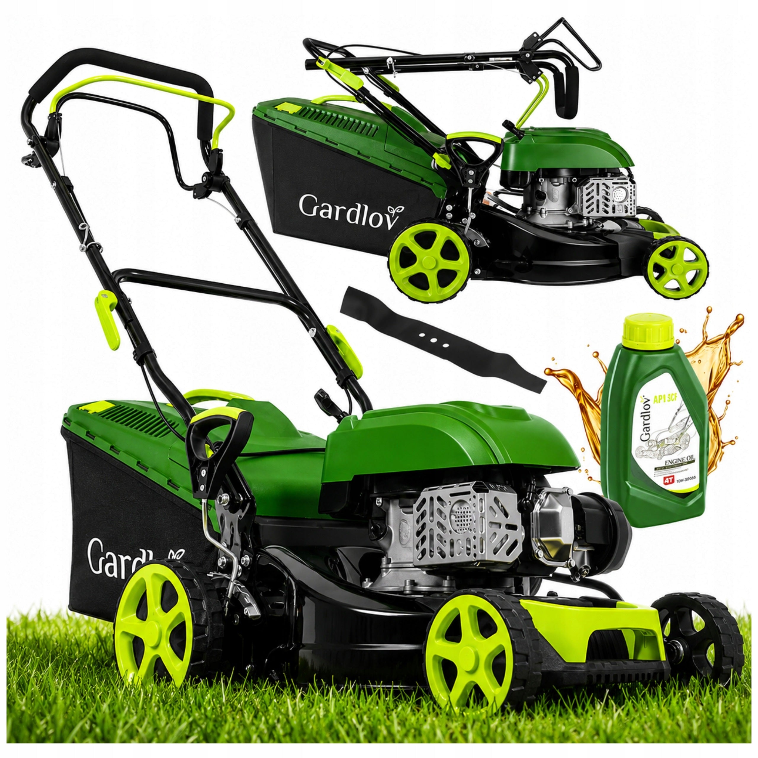 Diesel mower with Drive Strong 40,6cm for Grass Engine + Washing + Oil