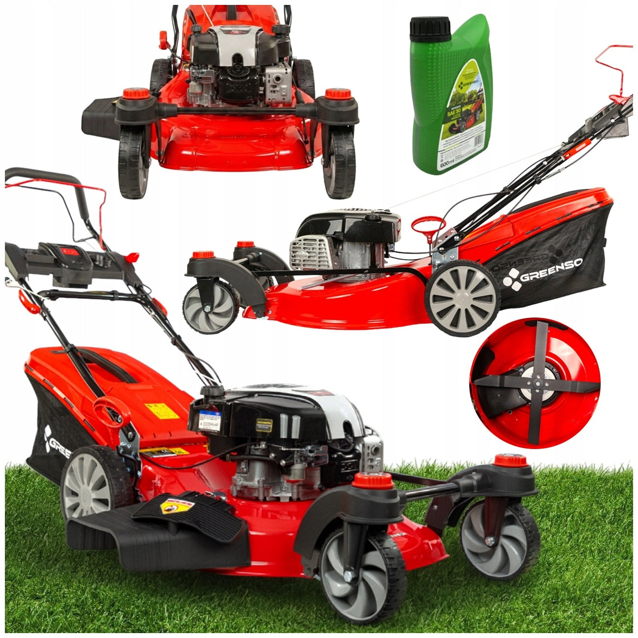 Diesel mower with Greenso steering engine Briggs&Stratton 3,6 HP