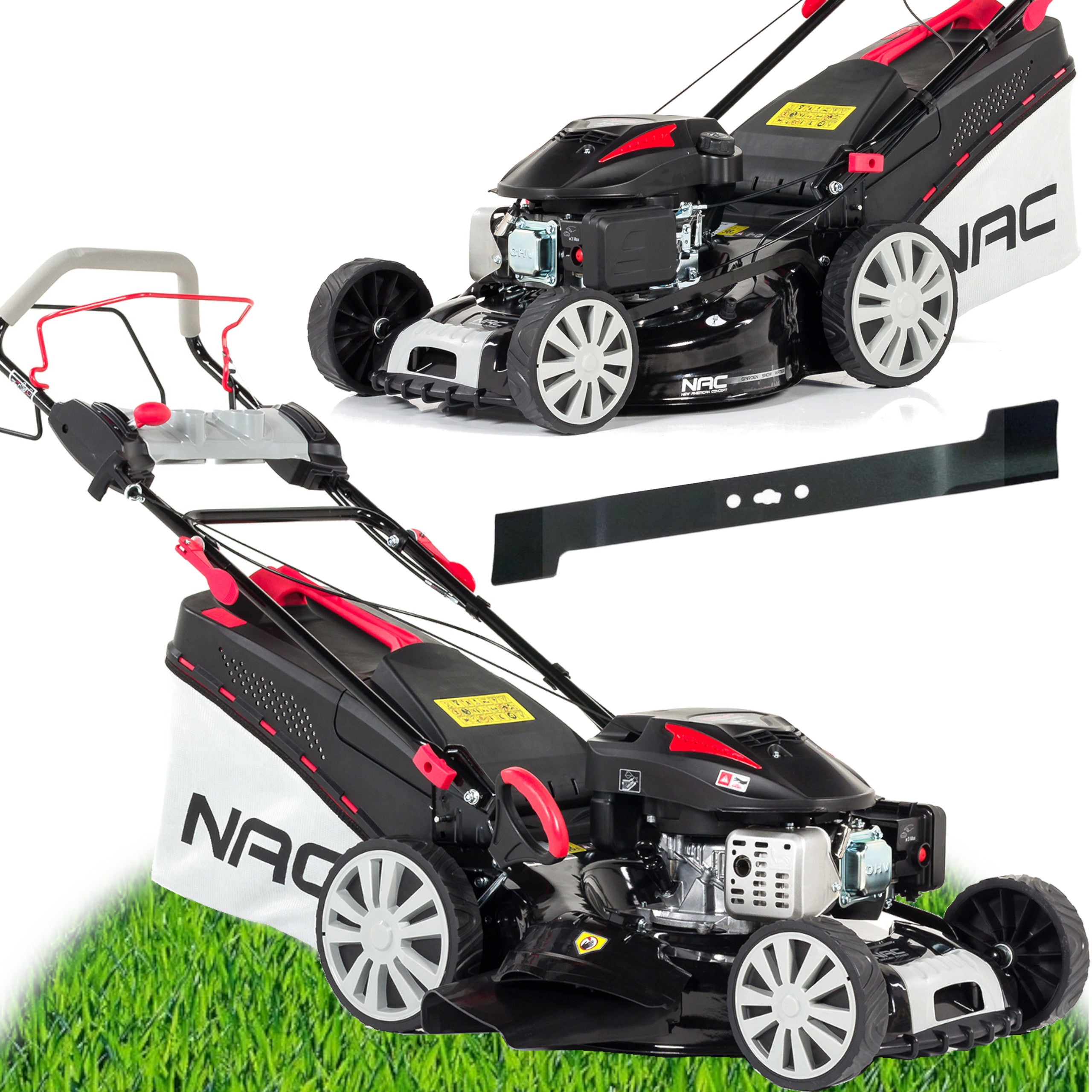 Diesel mower with NAC 191 cm3 51 cm GRINDING SIDE EJECTION 5in1