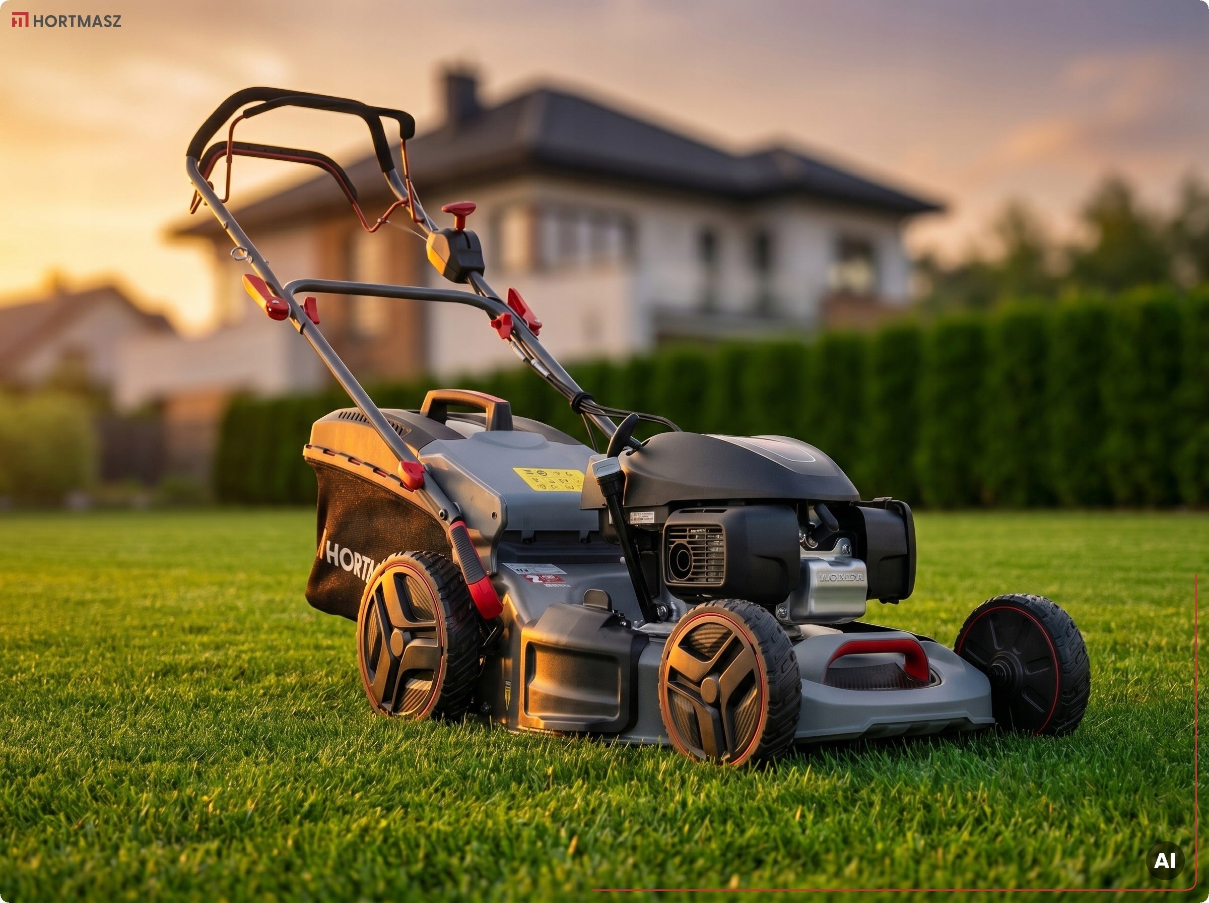 Diesel mower with adjustable drive VARIO /51 cm, Honda engine 201 cm3 Packaging status original