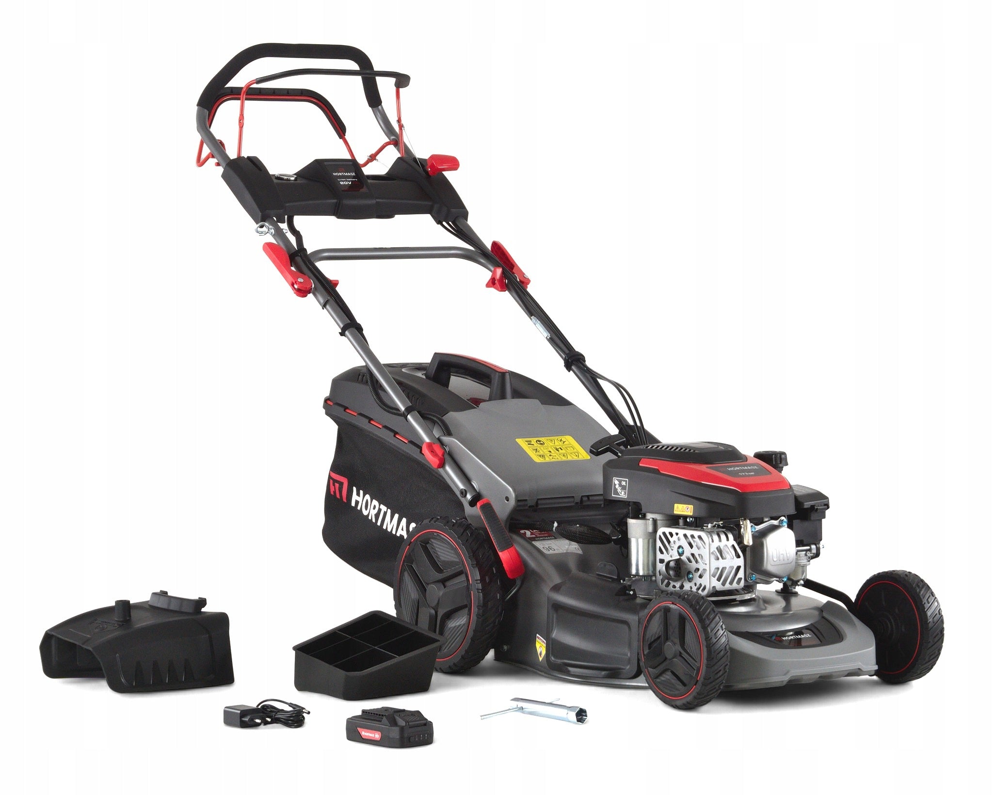 Diesel mower with adjustable drive and starter / 46 cm, 173 cm3