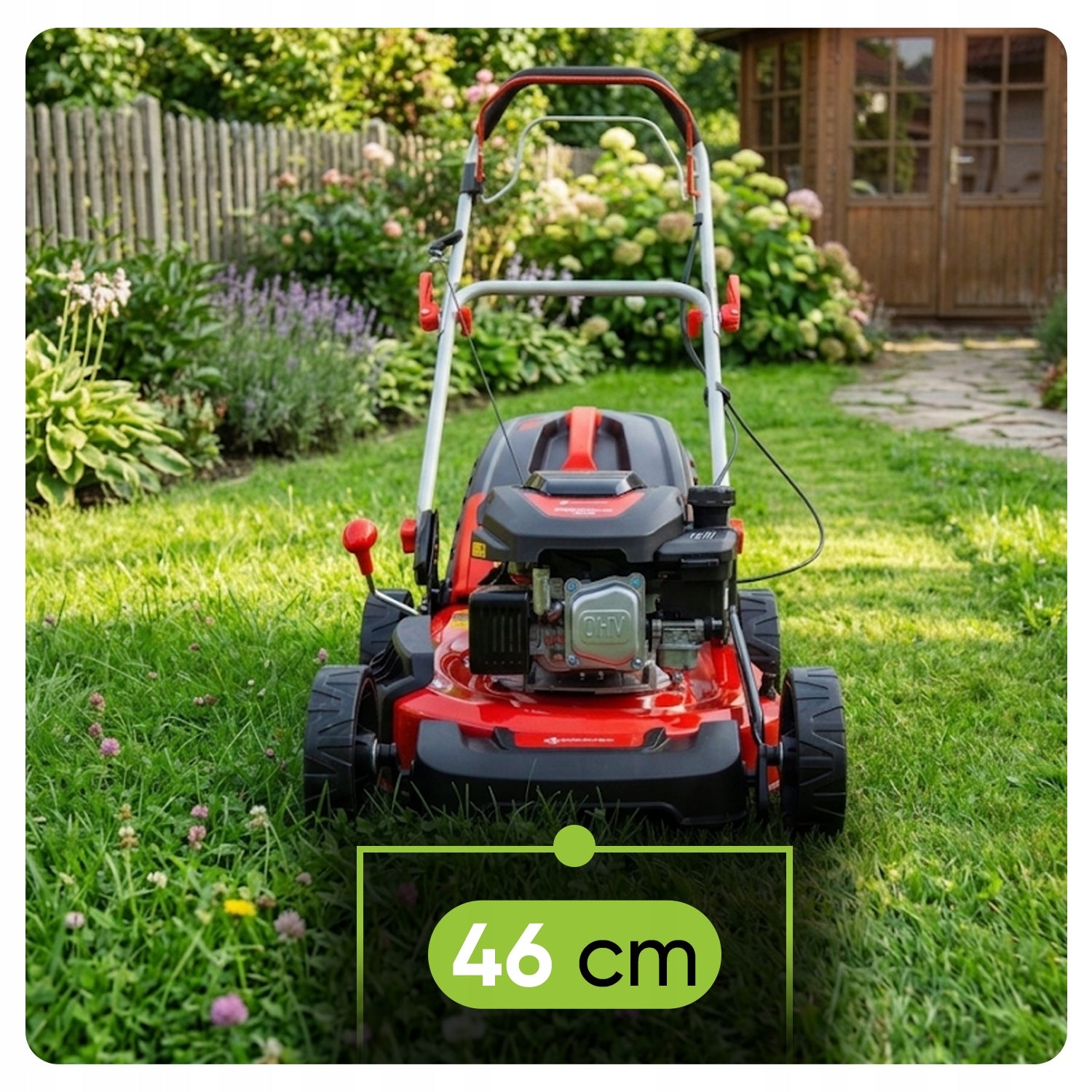 Diesel mower with drive 3,6 HP width 46 cm Greenso KS46-G150N Manufacturer code KS46-G150N
