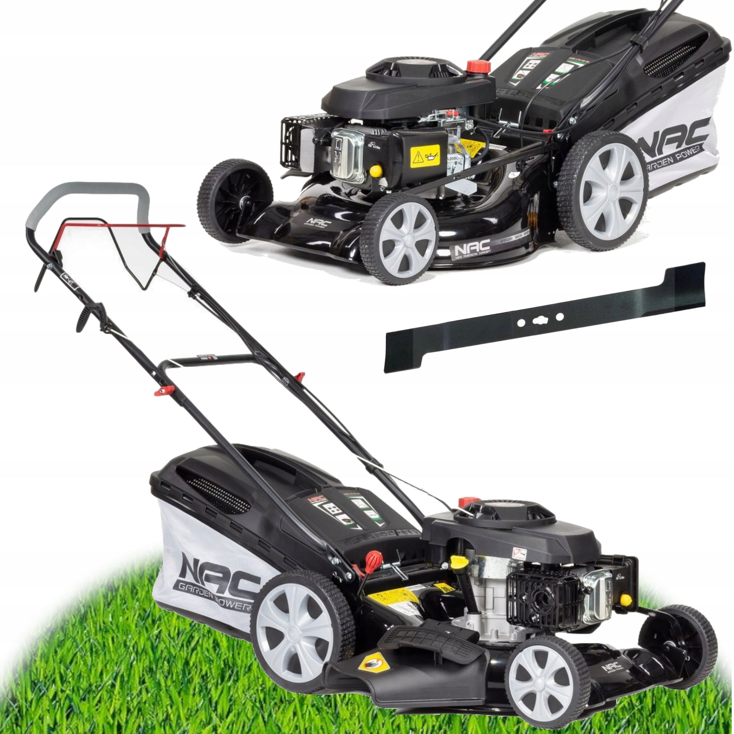Diesel mower with drive NAC 173 cm3 GRINDING SIDE EJECTION 5in1 60 l
