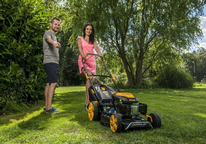 Diesel mower with drive Riwall PRO RPM 5355PL 56cm 5,4HP Mulching Model nowoczesny doskonała jakość wytrzymały kompaktowy