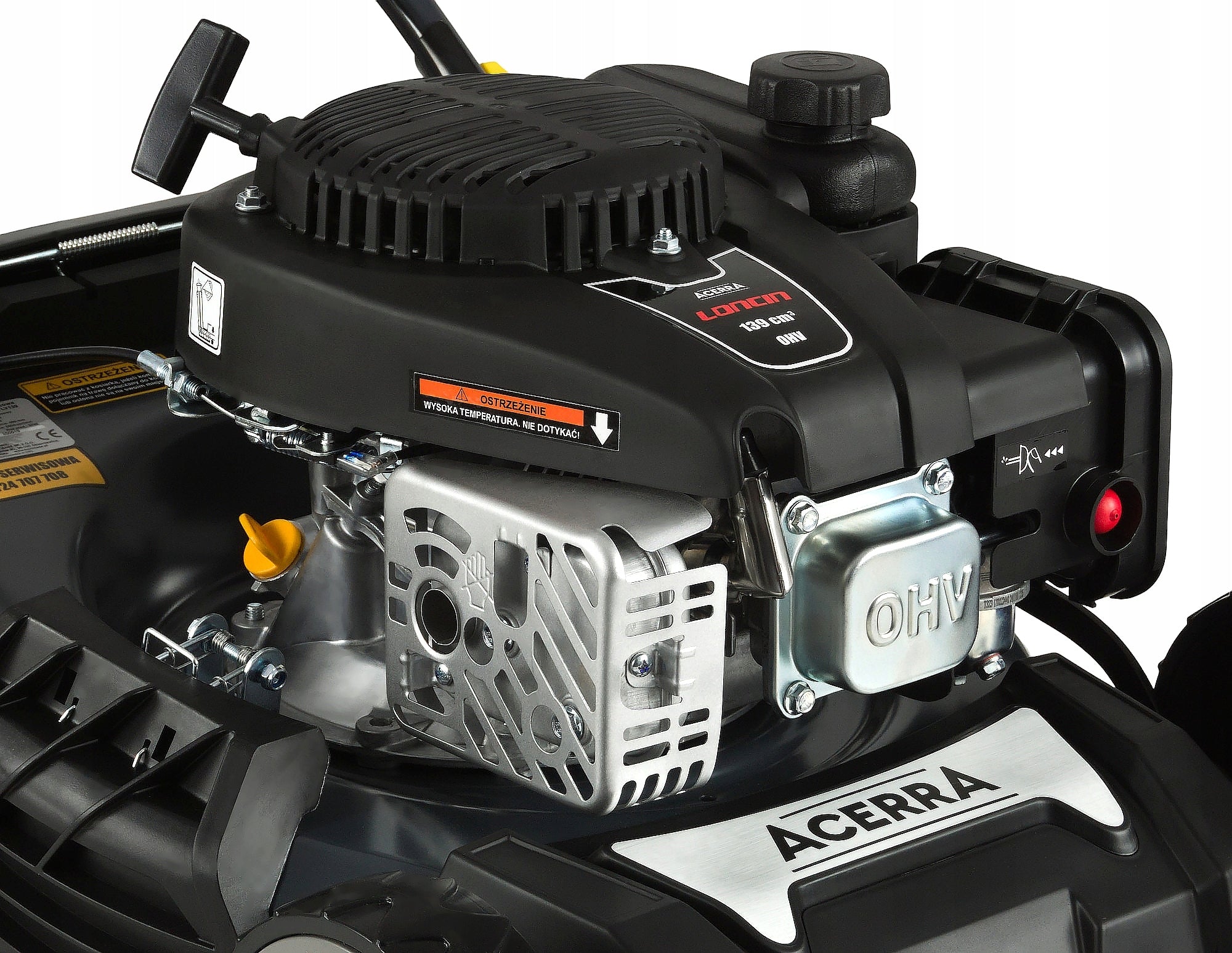Diesel mower with drive, engine Loncin 139 cm3 / 46 cm, 4in1 Model ACKS 146 N LY139