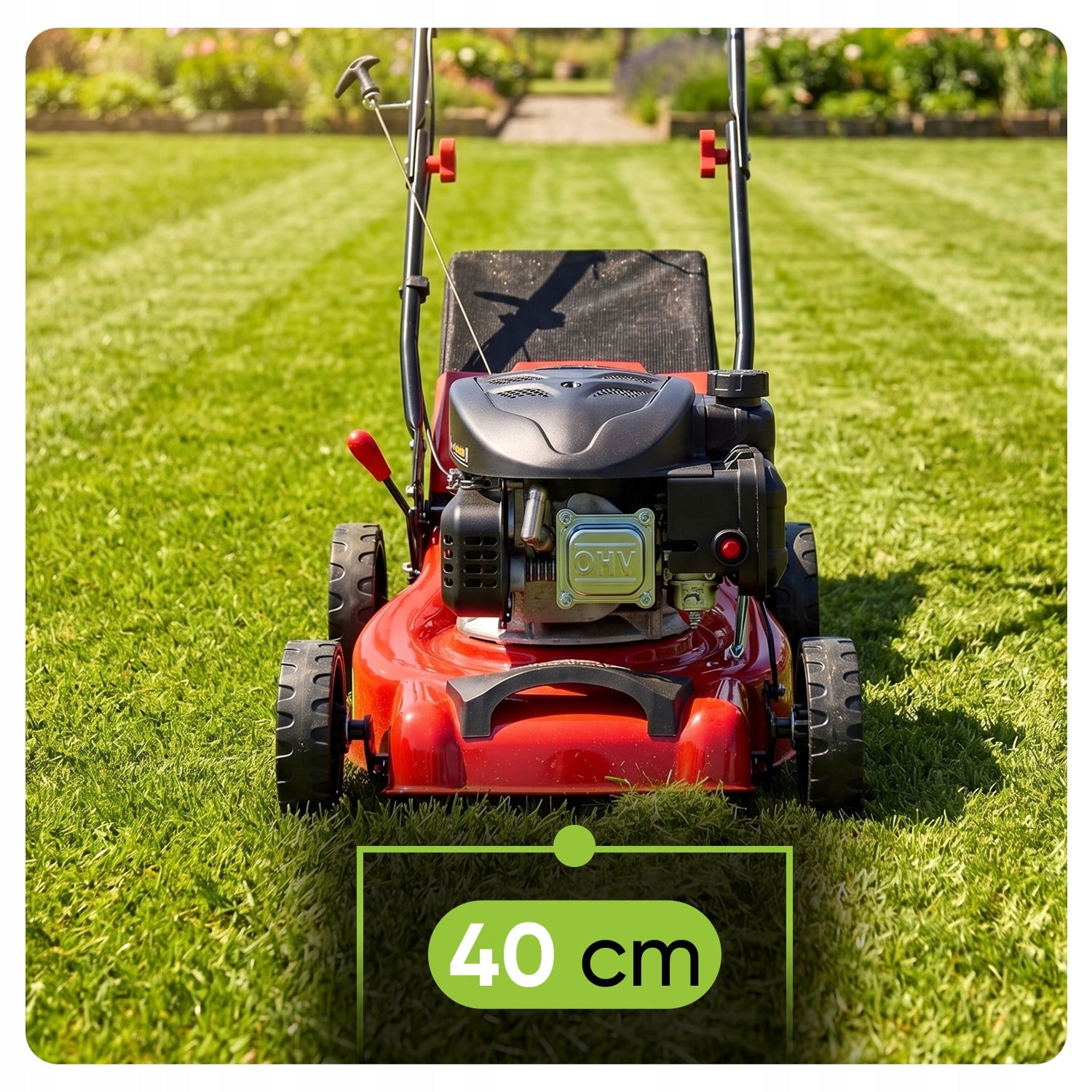 Diesel mower with drive engine Loncin 2,85 HP 40 cm GREENSO TB40S03A Brand Greenso