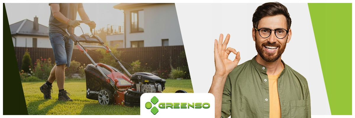 Diesel mower with drive power 6 HP width 53 cm Greenso KS53-G224N Basket capacity 60 l