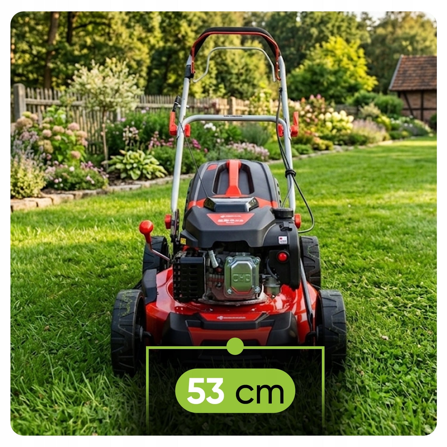 Diesel mower with drive power 6 HP width 53 cm Greenso KS53-G224N Manufacturer code KS53-G224N