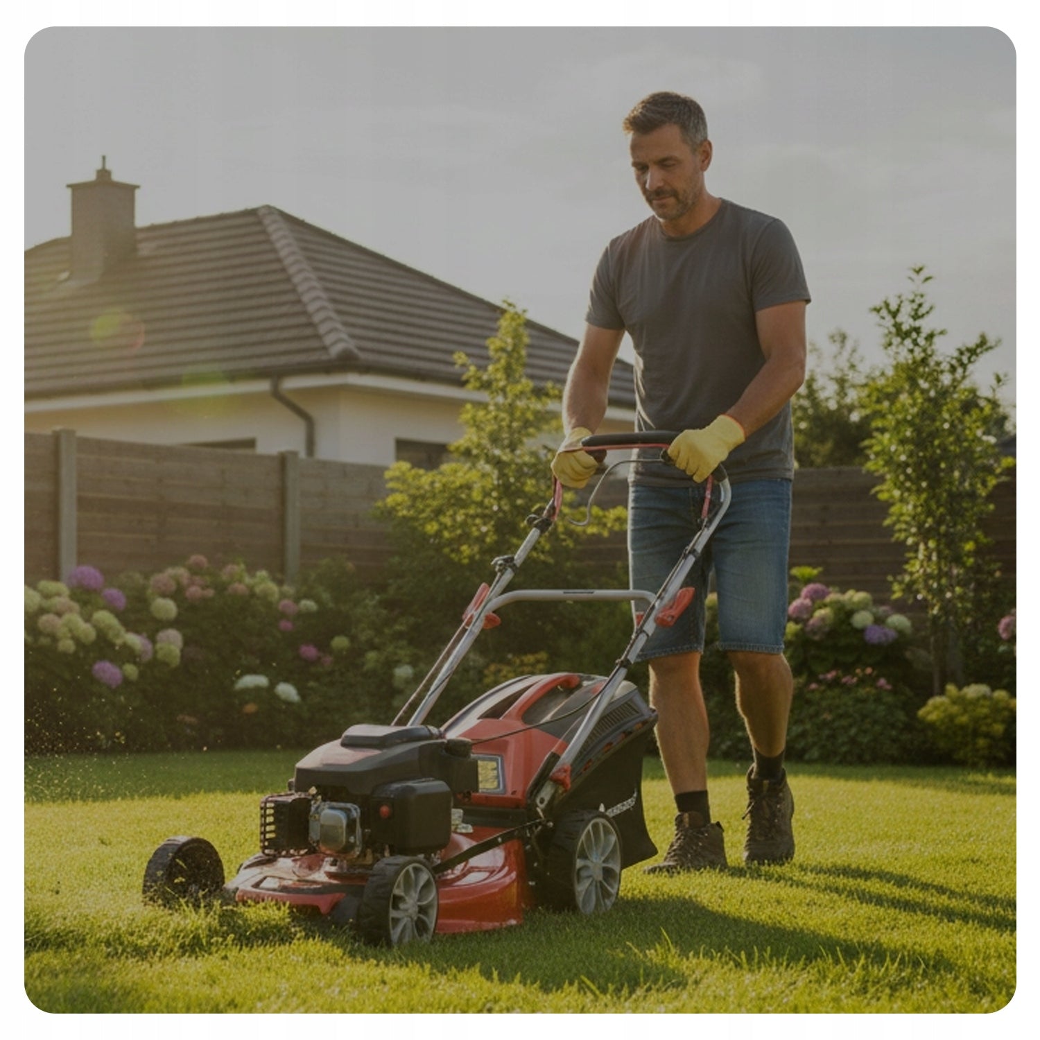 Diesel mower with drive power 6 HP width 53 cm Greenso KS53-G224N Packaging status original